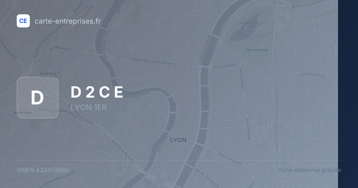 D 2 C E — 433455680 — fiche entreprise
