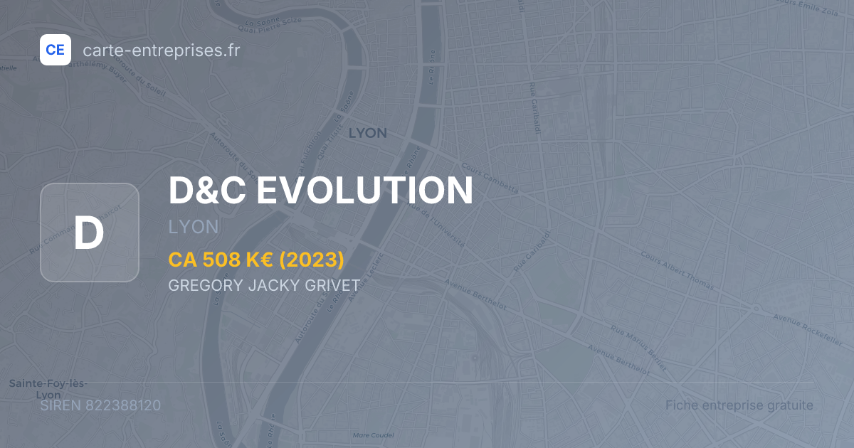 D&C EVOLUTION — 822388120 — fiche entreprise