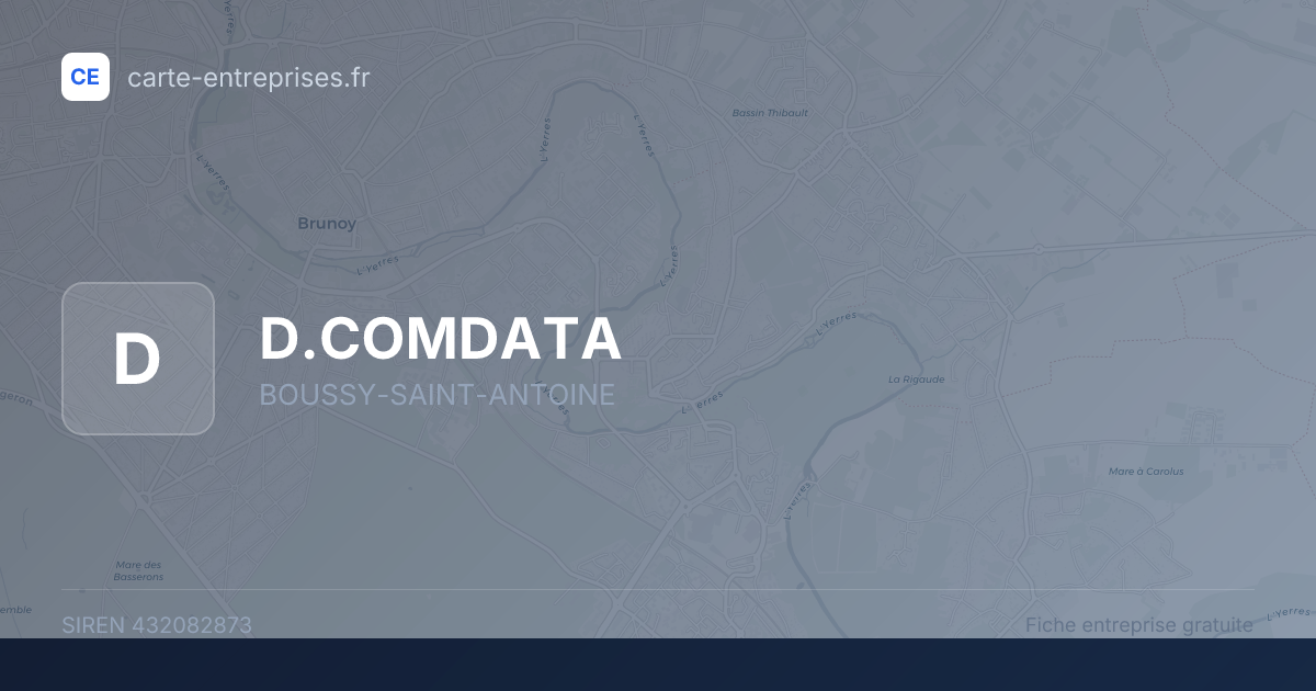 D.COMDATA — 432082873 — fiche entreprise