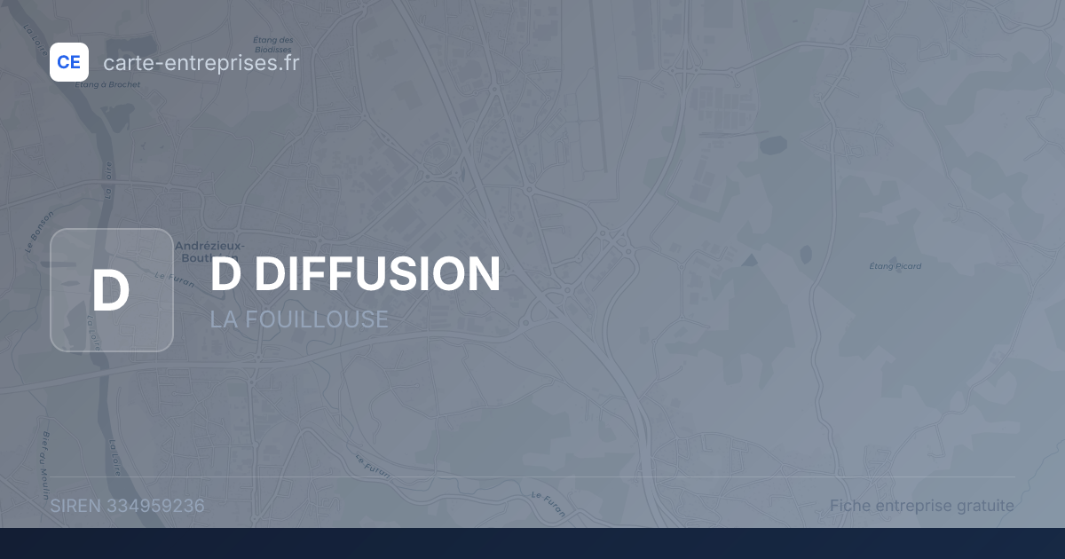 D DIFFUSION — 334959236 — fiche entreprise