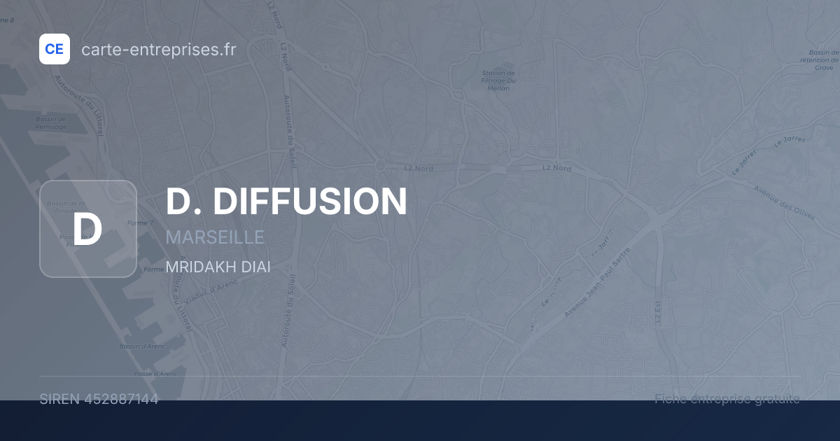 D. DIFFUSION — 452887144 — fiche entreprise