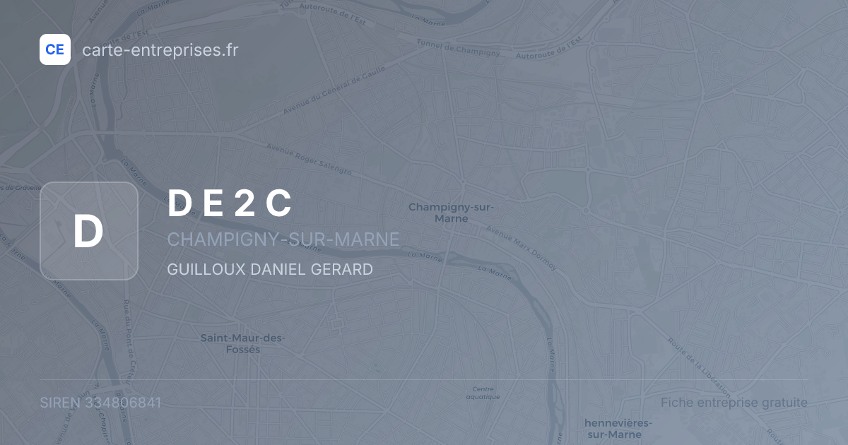 D E 2 C — 334806841 — fiche entreprise