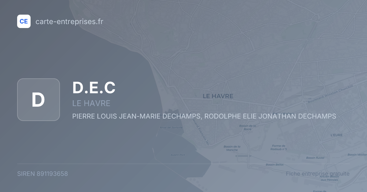 D.E.C — 891193658 — fiche entreprise