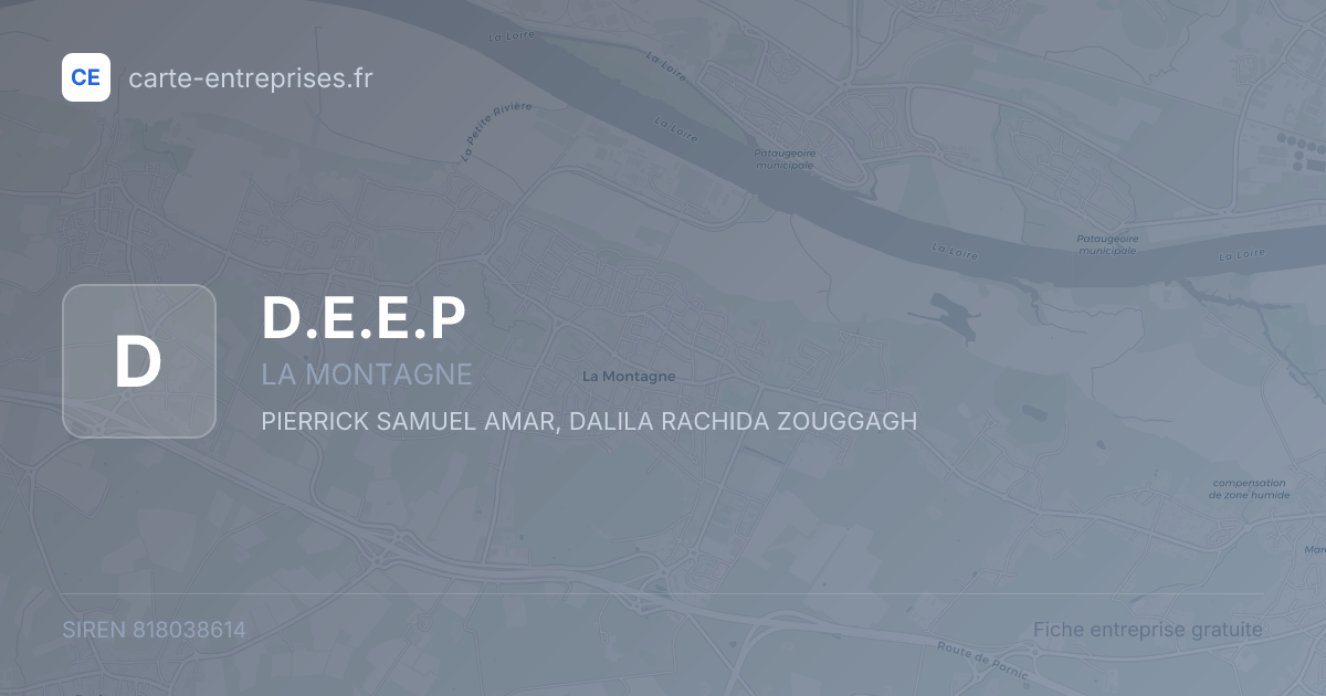 D.E.E.P — 818038614 — fiche entreprise