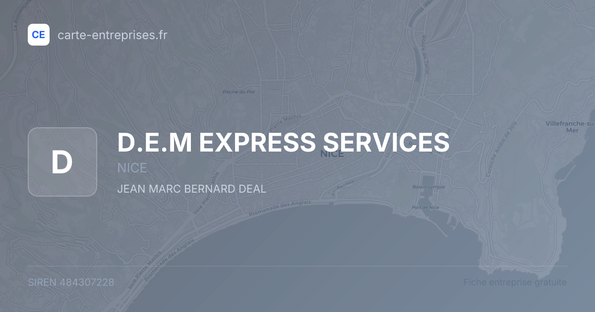D.E.M EXPRESS SERVICES — 484307228 — fiche entreprise