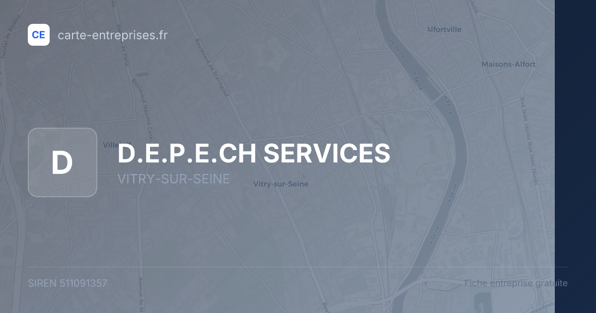 D.E.P.E.CH SERVICES — 511091357 — fiche entreprise