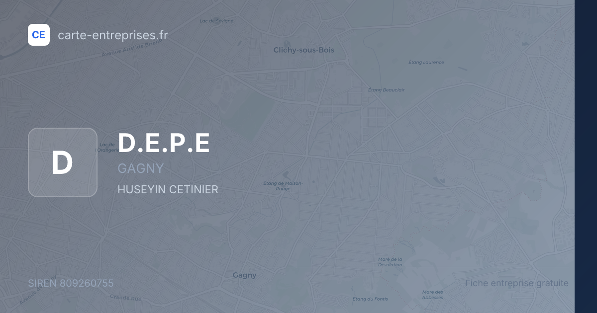 D.E.P.E — 809260755 — fiche entreprise