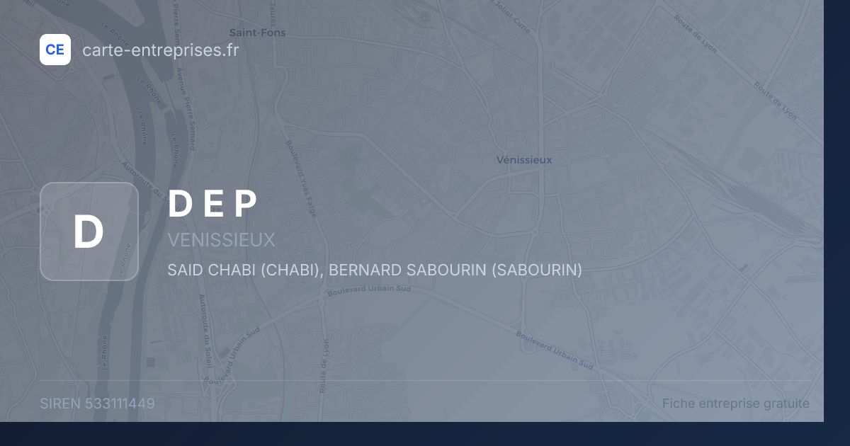 D E P — 533111449 — fiche entreprise