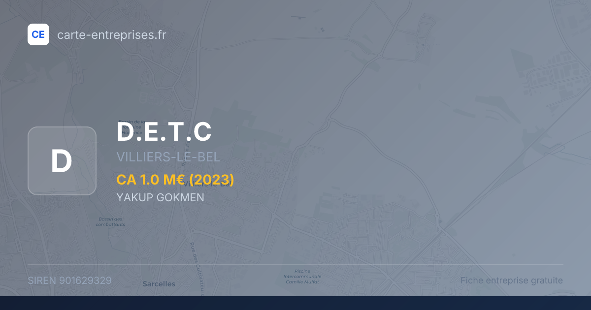 D.E.T.C — 901629329 — fiche entreprise