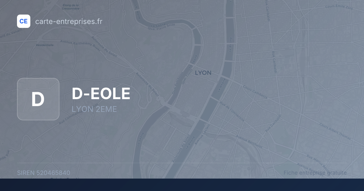 D-EOLE — 520465840 — fiche entreprise