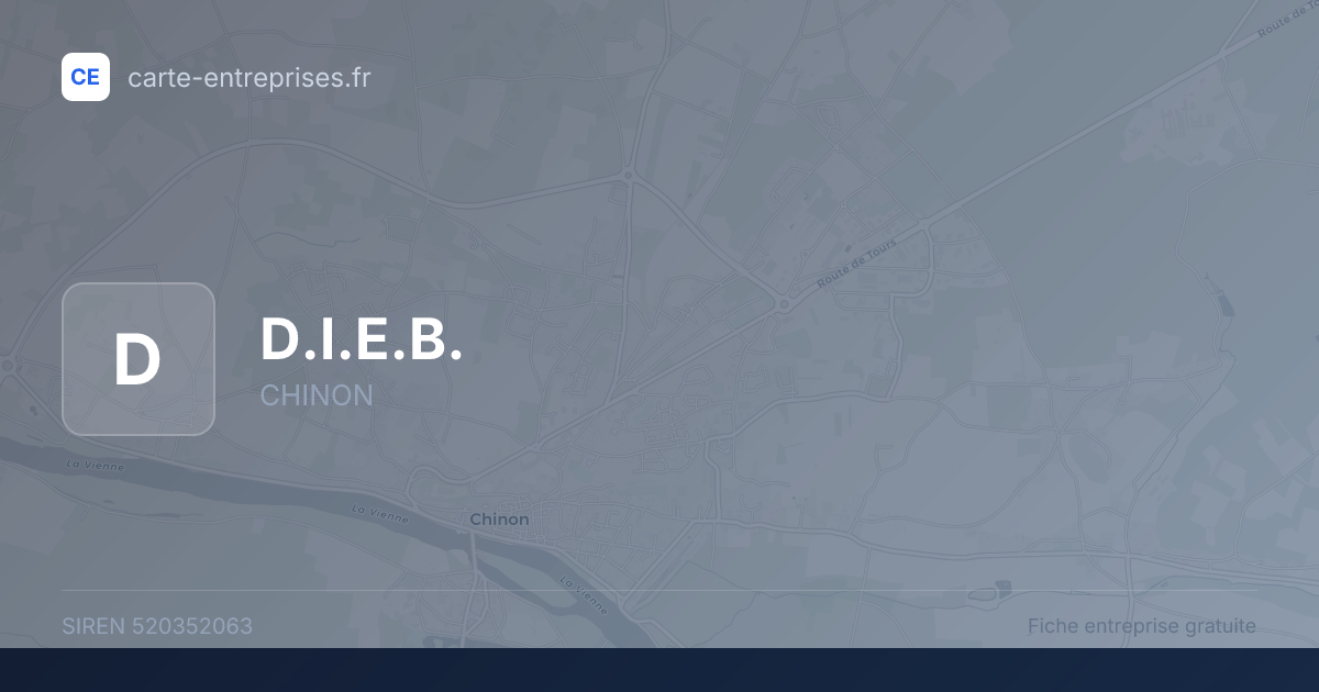 D.I.E.B. — 520352063 — fiche entreprise