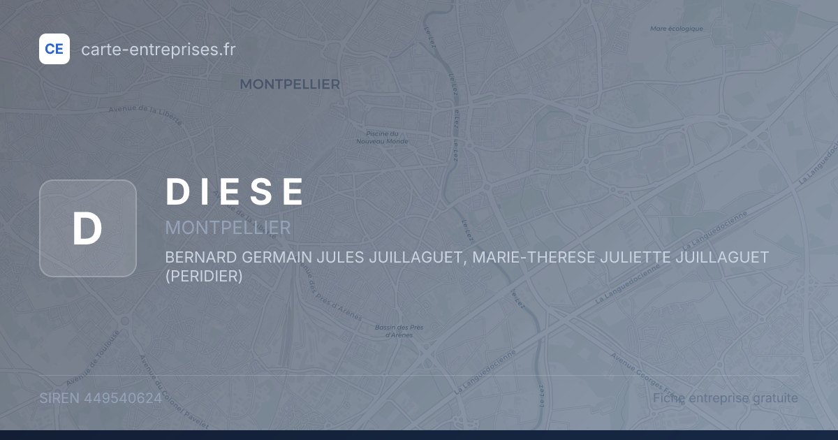 D I E S E — 449540624 — fiche entreprise