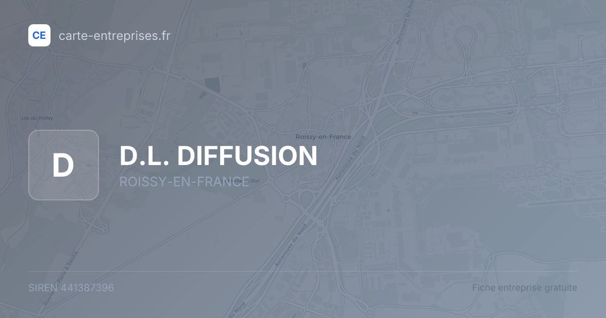 D.L. DIFFUSION — 441387396 — fiche entreprise