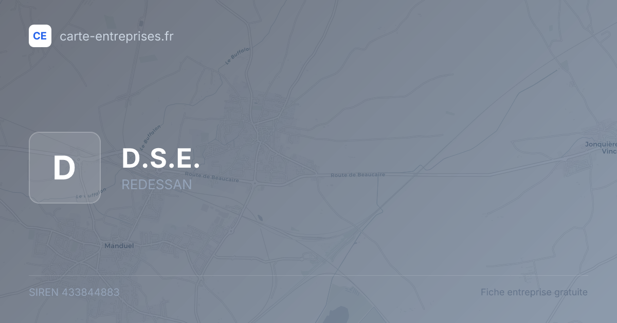 D.S.E. — 433844883 — fiche entreprise