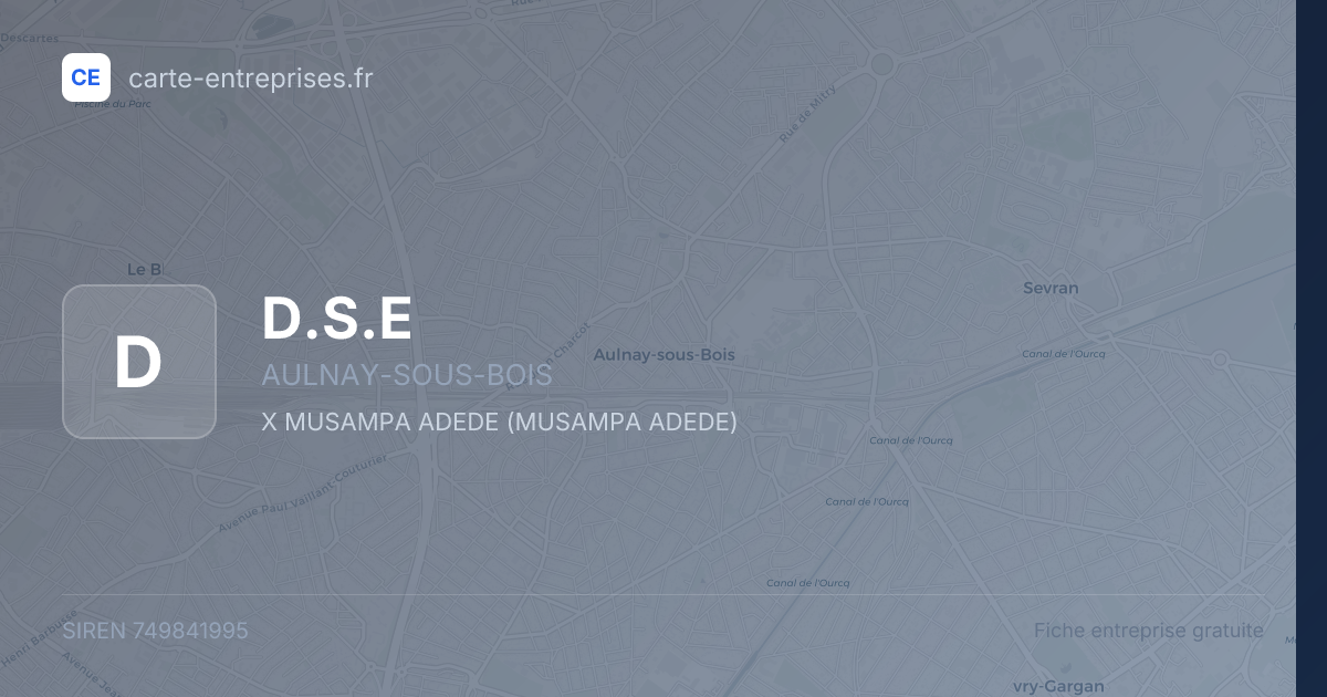 D.S.E — 749841995 — fiche entreprise