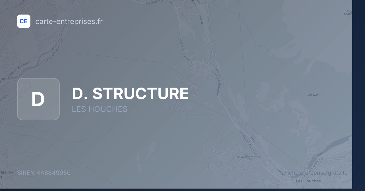 D. STRUCTURE — 448849950 — fiche entreprise