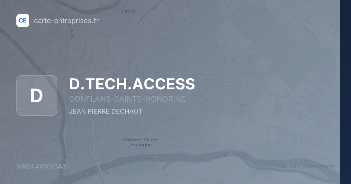 D.TECH.ACCESS — 411306343 — fiche entreprise