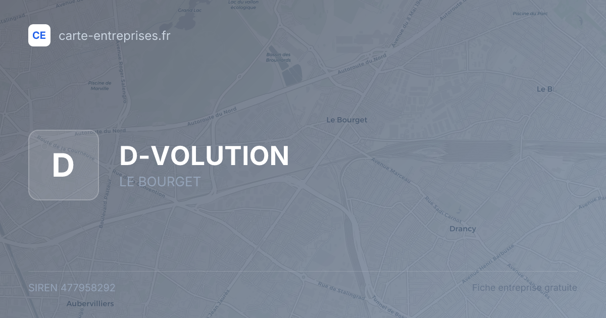 D-VOLUTION — 477958292 — fiche entreprise