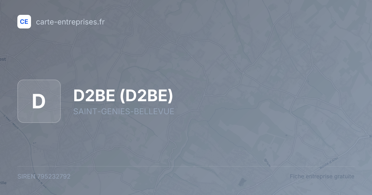D2BE — 795232792 — fiche entreprise