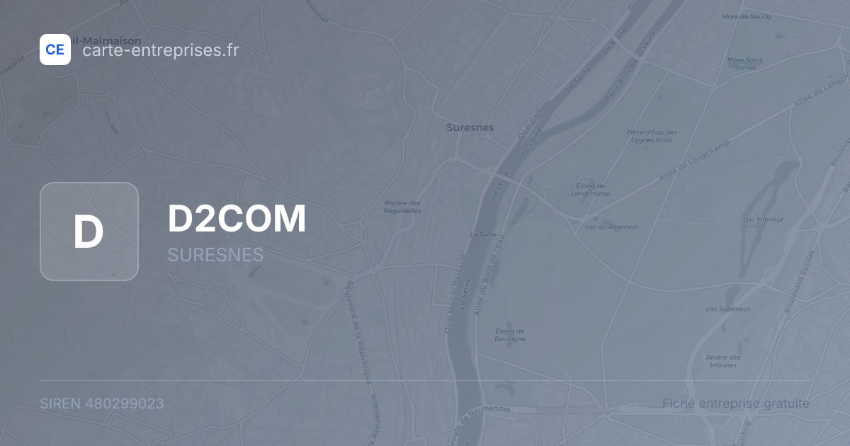 D2COM — 480299023 — fiche entreprise