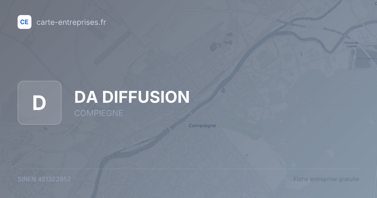 DA DIFFUSION — 451322952 — fiche entreprise