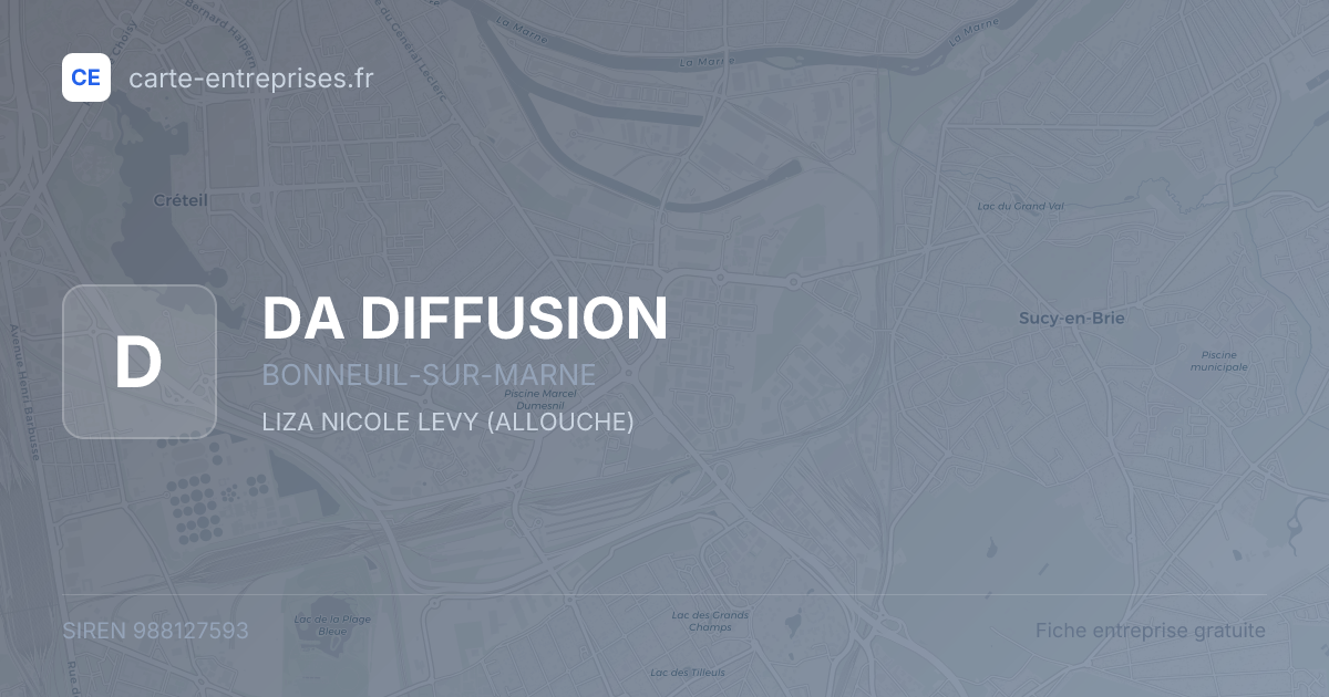 DA DIFFUSION — 988127593 — fiche entreprise