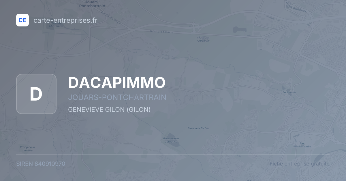 DACAPIMMO — 840910970 — fiche entreprise