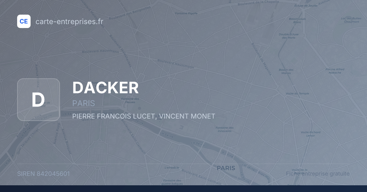 DACKER — 842045601 — fiche entreprise