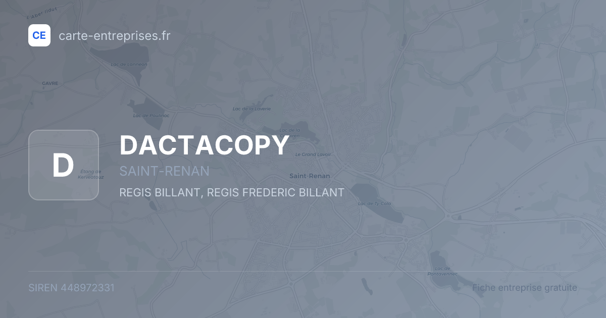 DACTACOPY — 448972331 — fiche entreprise