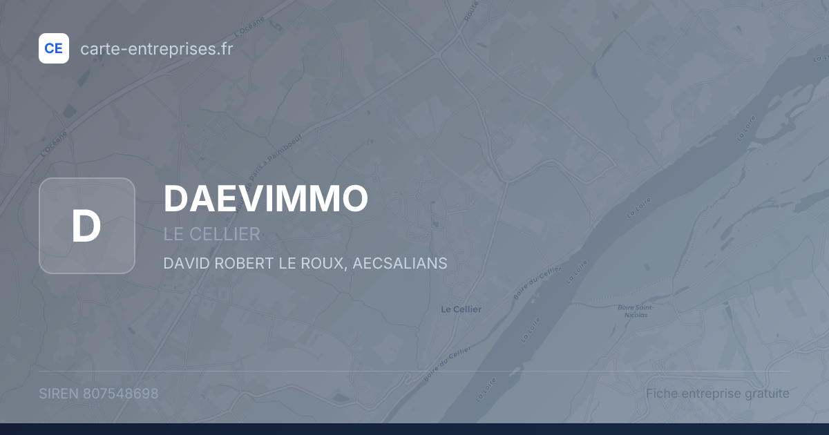 DAEVIMMO — 807548698 — fiche entreprise