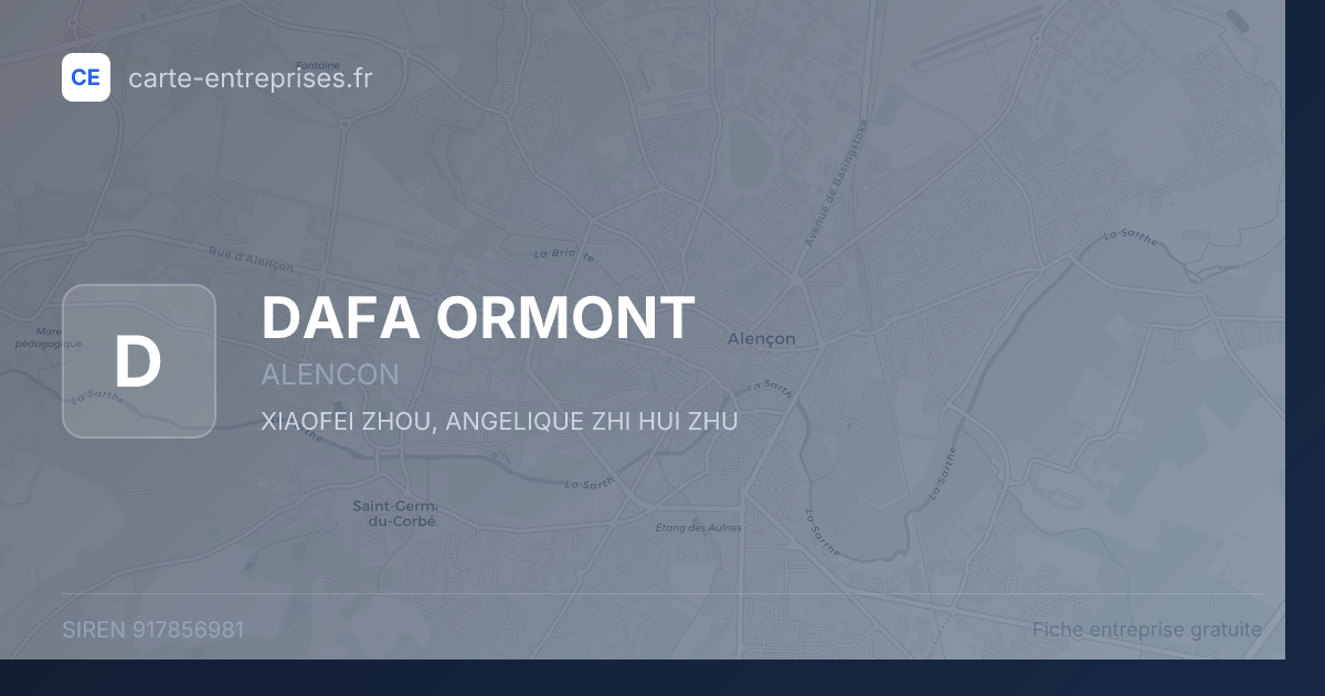 DAFA ORMONT — 917856981 — fiche entreprise