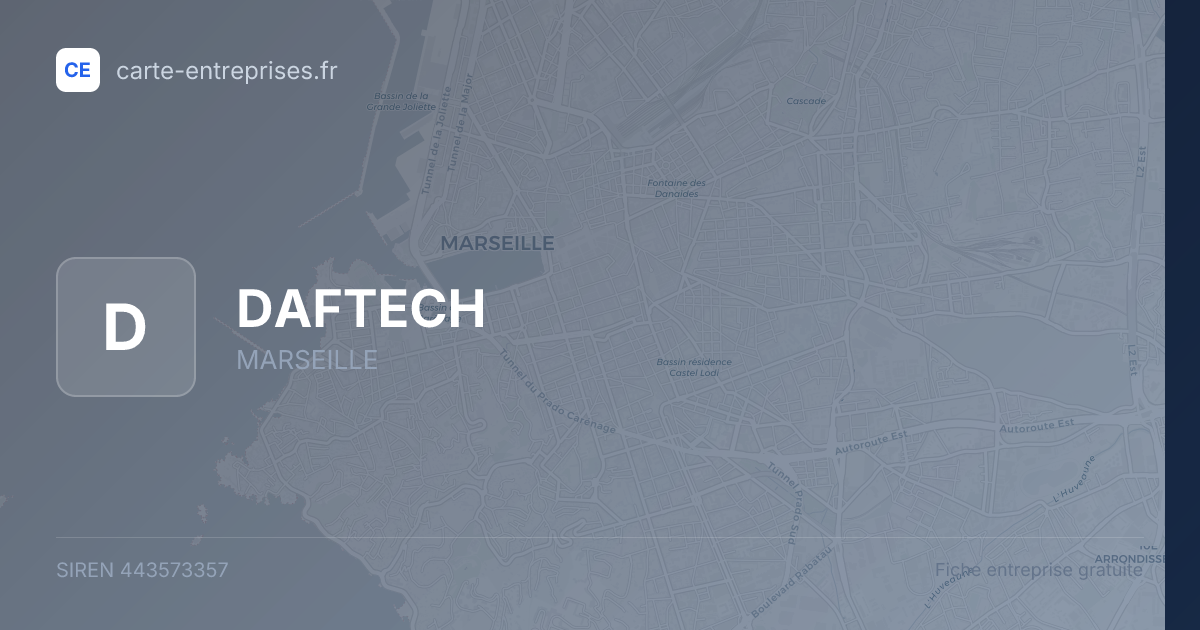 DAFTECH — 443573357 — fiche entreprise
