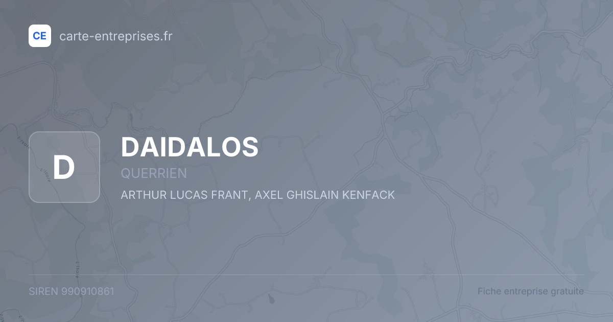 DAIDALOS — 990910861 — fiche entreprise