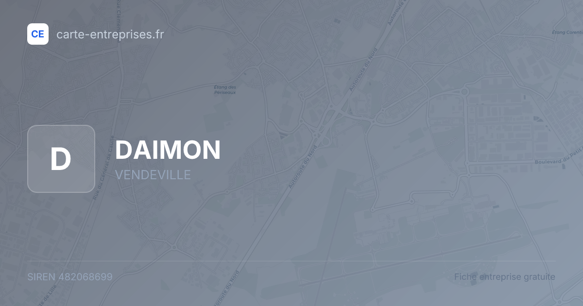 DAIMON — 482068699 — fiche entreprise