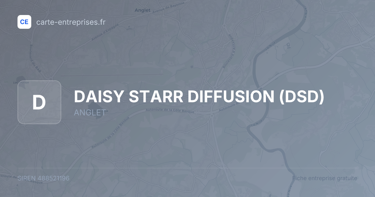 DAISY STARR DIFFUSION (DSD) — 488521196 — fiche entreprise