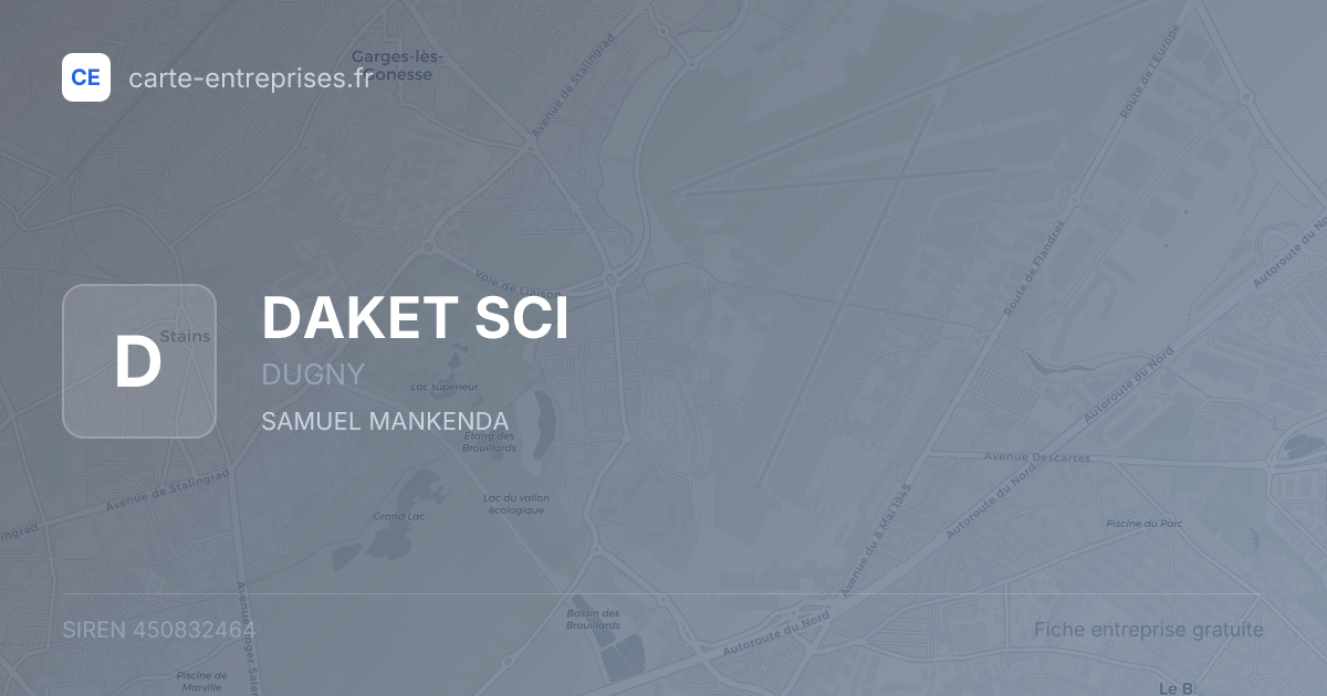 DAKET SCI — 450832464 — fiche entreprise