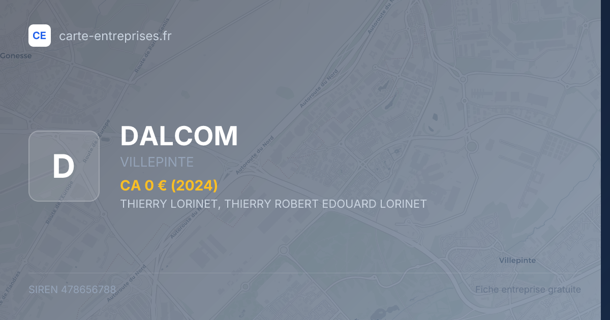 DALCOM — 478656788 — fiche entreprise