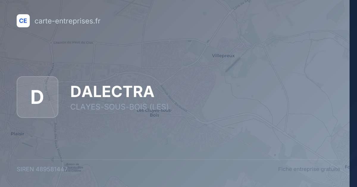 DALECTRA — 489581447 — fiche entreprise