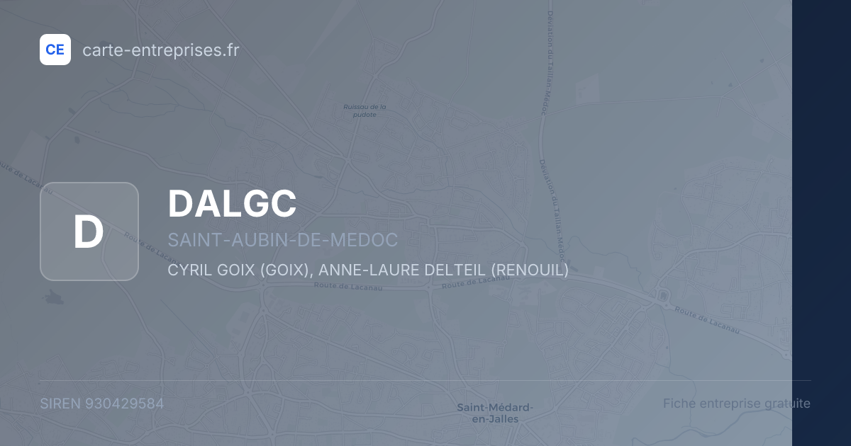DALGC — 930429584 — fiche entreprise