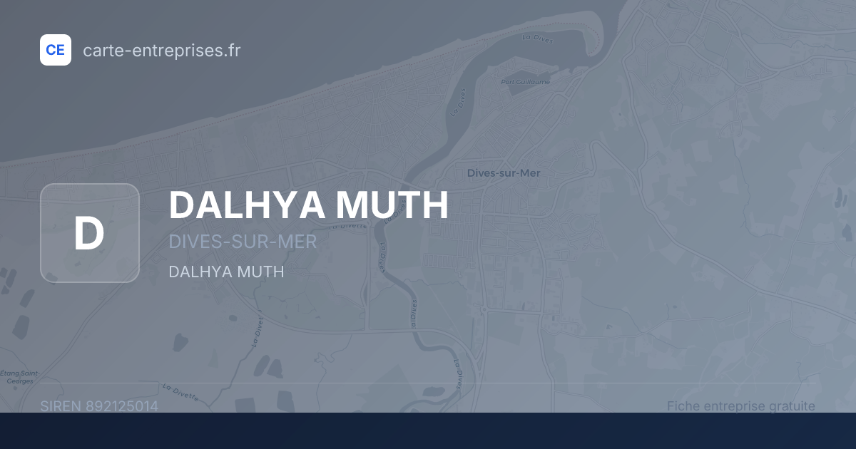 DALHYA MUTH — 892125014 — fiche entreprise