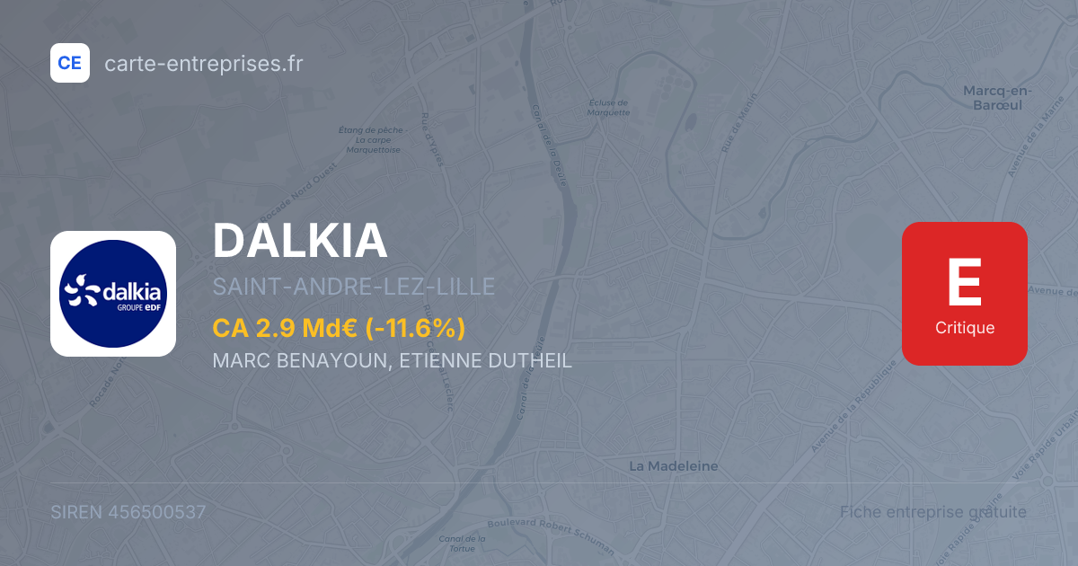 DALKIA — 456500537 — fiche entreprise