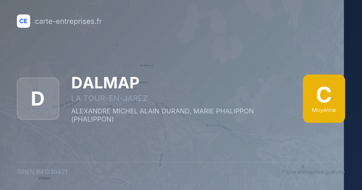 DALMAP — 941030421 — fiche entreprise