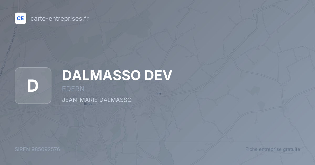 DALMASSO DEV — 985092576 — fiche entreprise