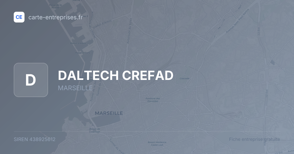 DALTECH CREFAD — 438925612 — fiche entreprise