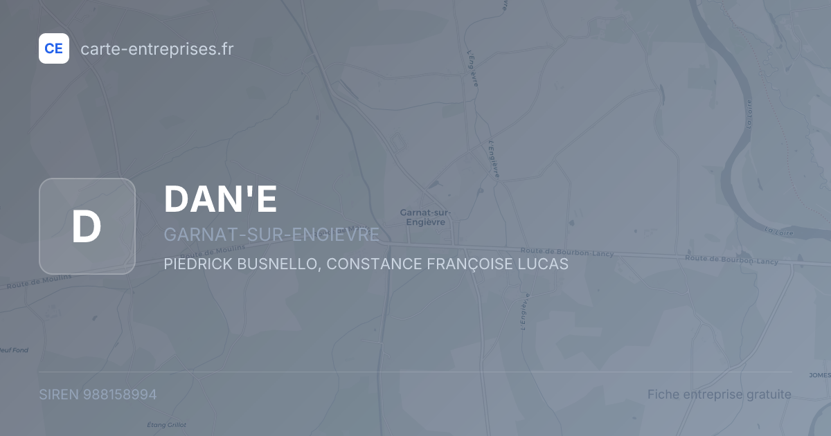 DAN'E — 988158994 — fiche entreprise