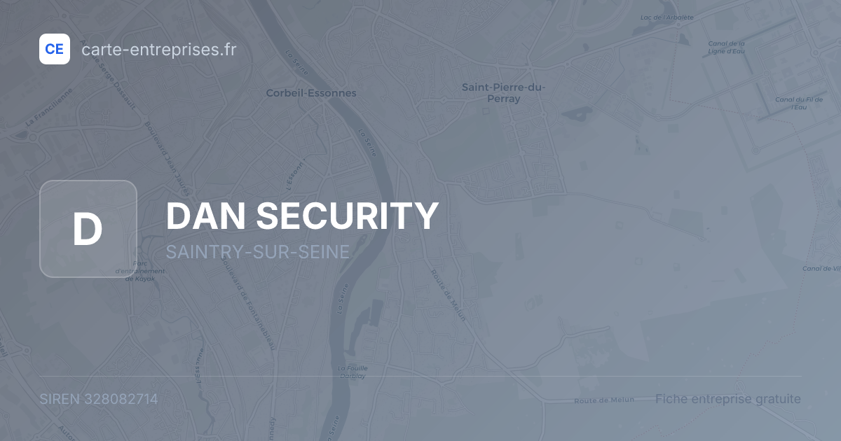 DAN SECURITY — 328082714 — fiche entreprise