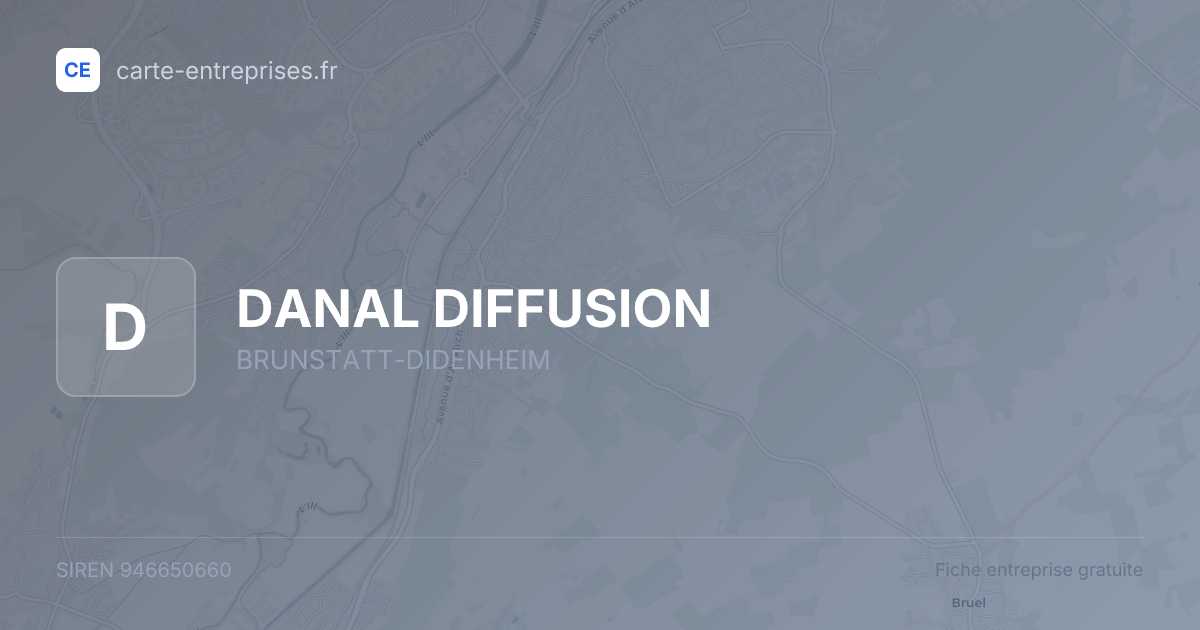 DANAL DIFFUSION — 946650660 — fiche entreprise