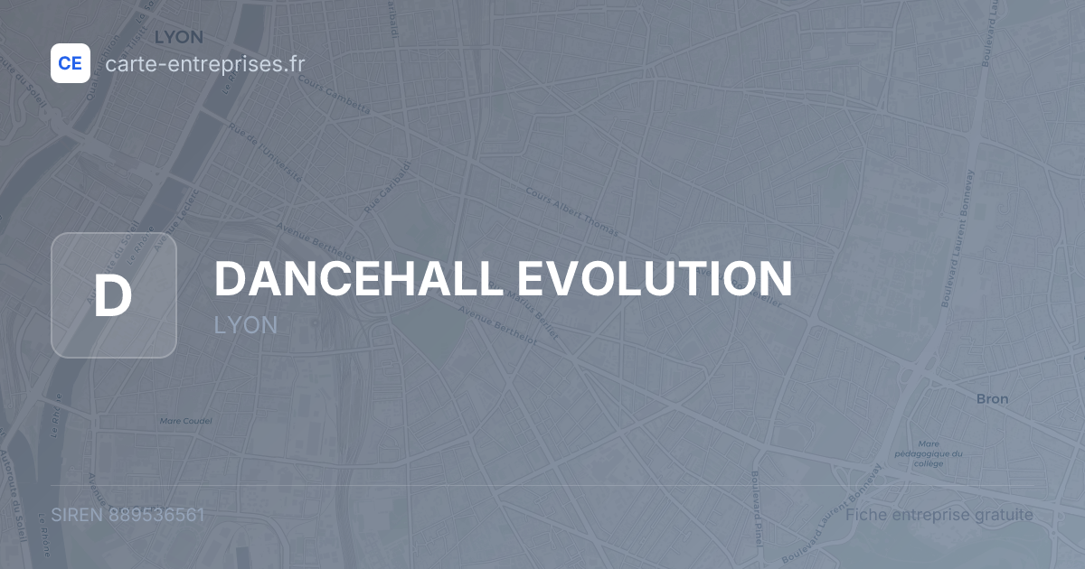 DANCEHALL EVOLUTION — 889536561 — fiche entreprise