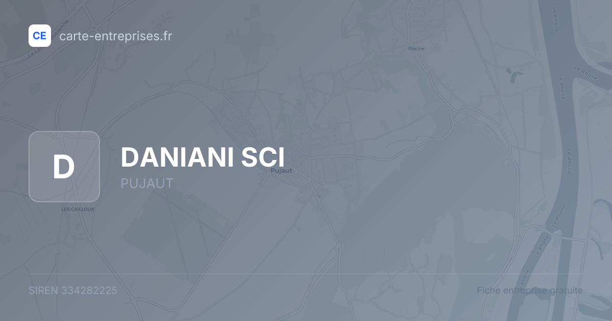 DANIANI SCI — 334282225 — fiche entreprise