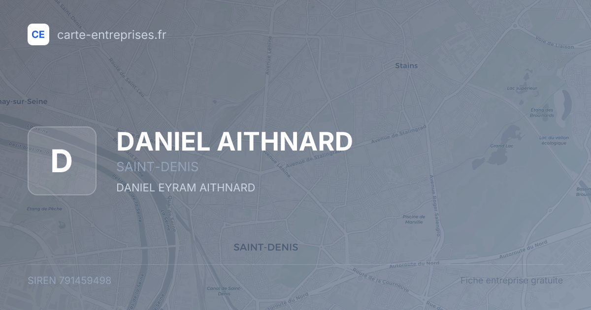 DANIEL AITHNARD — 791459498 — fiche entreprise
